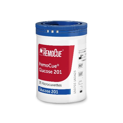 HemoCue® Glucose 201 Microcuvettes, Vial